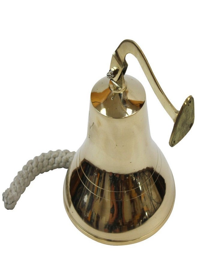 THOR INSTRUMENTS Us Navy 6" Indoor/Outdoor Brass BellWall Mount Rustic Vintage Home Decor Gifts - Image 5